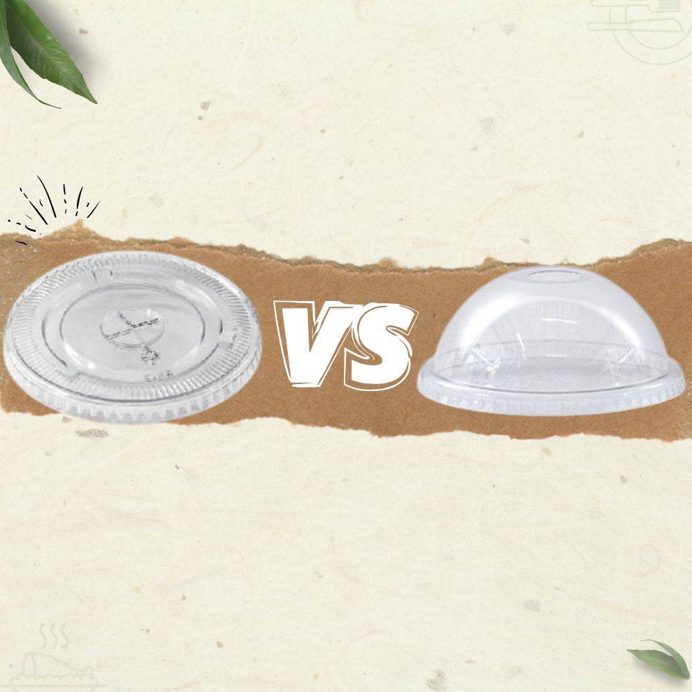From Flat to Dome: Exploring Different Types of Clear Cold Drink Plastic Cup Lids - Pakio