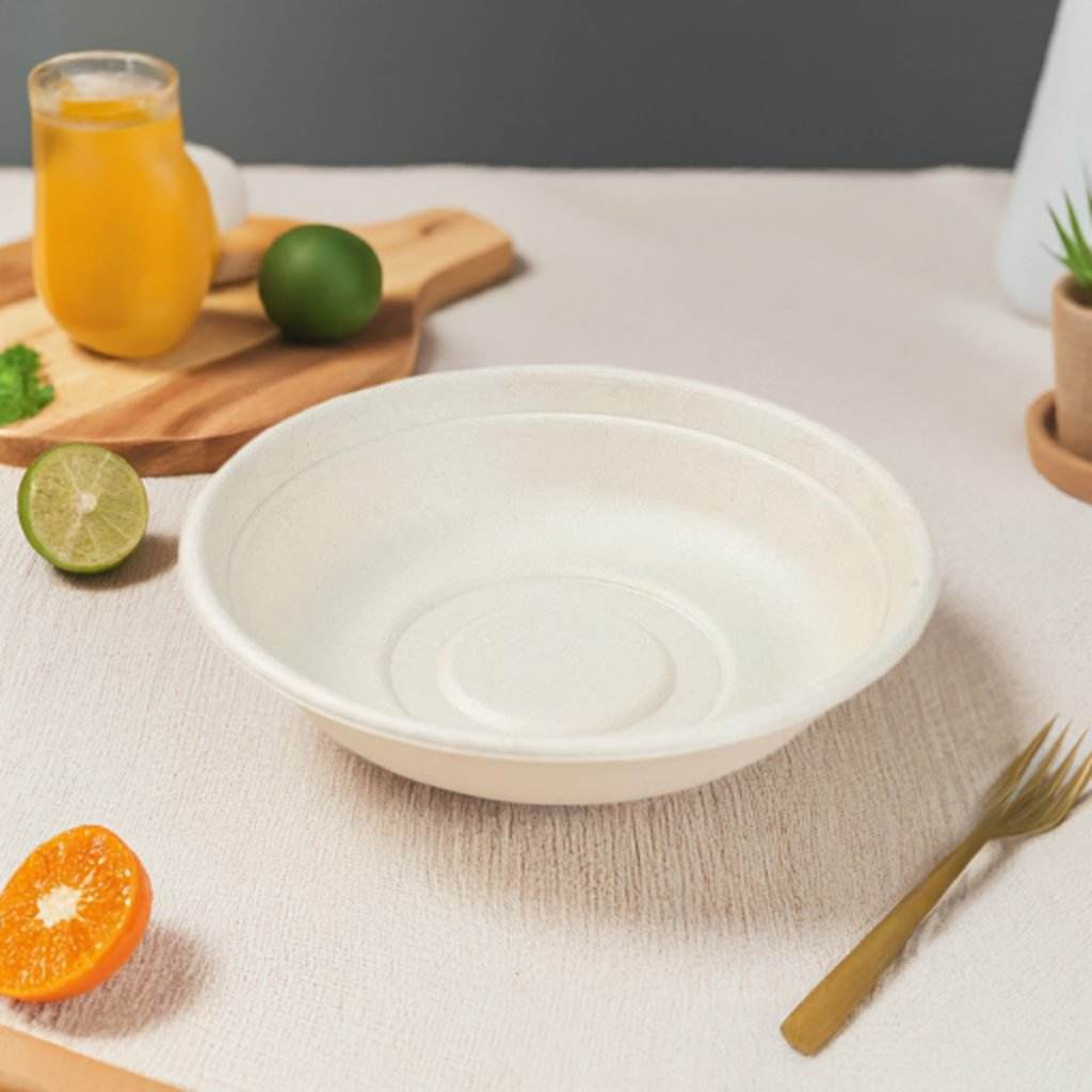 Sugarcane Bowls: Eco-friendly Packaging Supplies & Takeaway Containers - Pakio