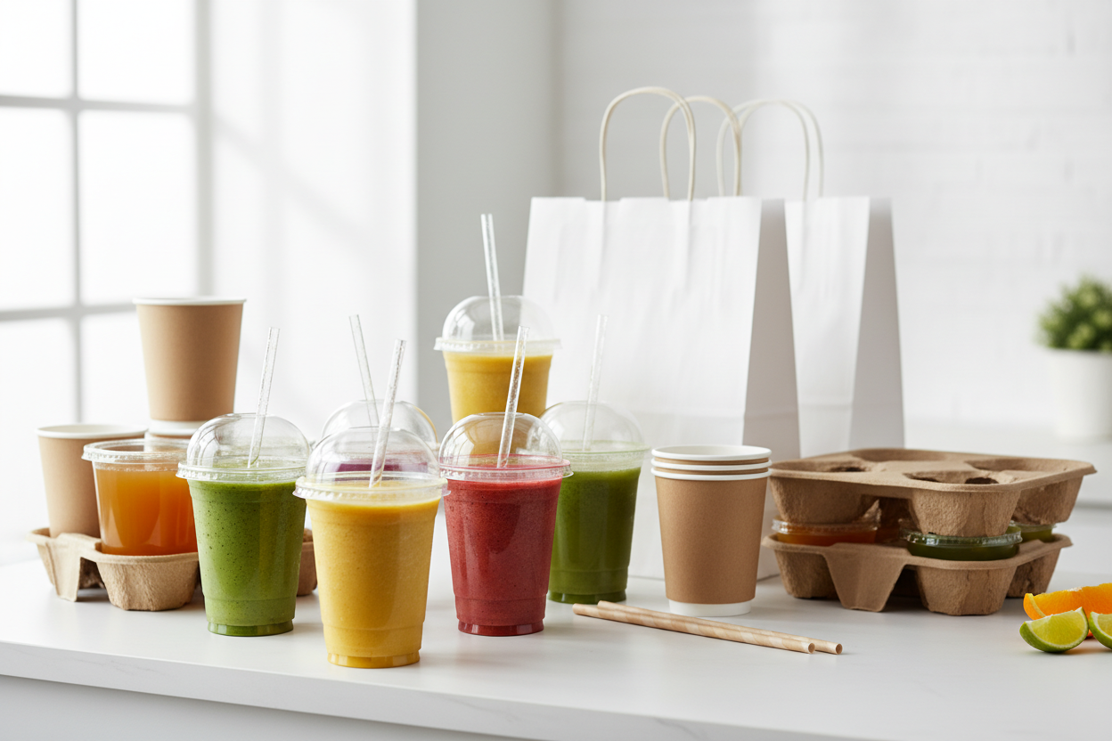 Juice Bar Takeaway Packaging