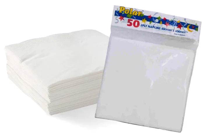 Polar Dinner Napkin 2ply - 1/4 Fold 1200pcs/ctn - Pakio