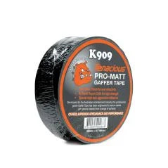 K909 Pro-Matt Gaffer Tape roll on a white background