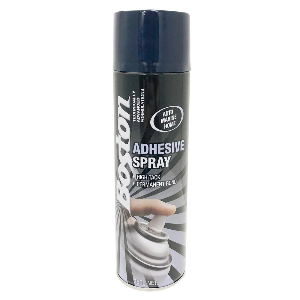 Bostitch adhesive spray can on a white background