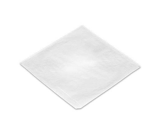 1 Square Flat Bag - White 500pc/pk - Pakio