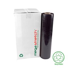 Black Blown Stretch Film 4 Rolls | Opaque Security Wrap