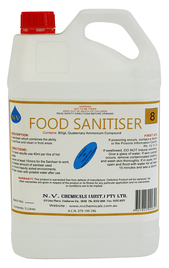Food Sanitiser 20Lt - Pakio