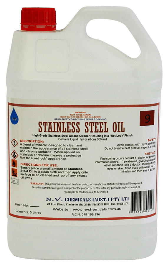 Stainless Steel Oil 5Lt - Pakio