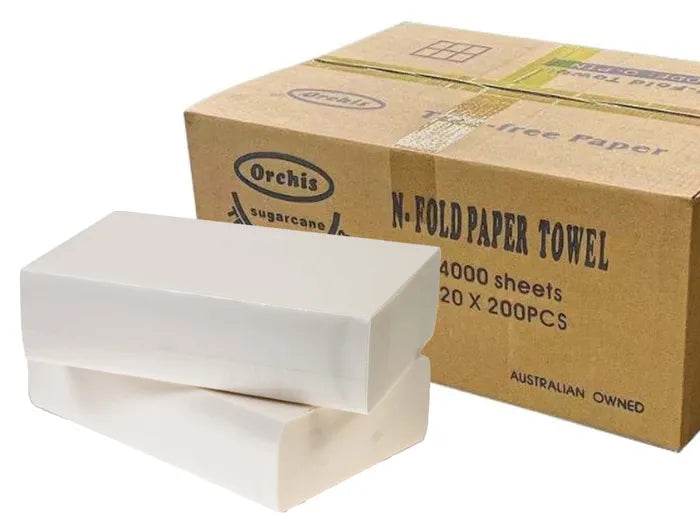 N-Fold Slim Paper Towel 20 Packs - Pakio
