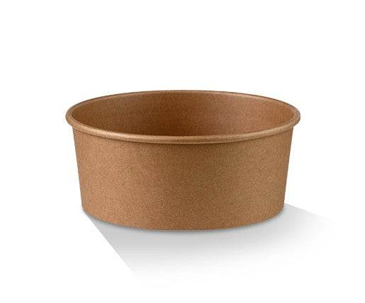 PE Coated Kraft Salad Bowl 32oz - Premium Food Containers for Professional Packaging (300pc/ctn)