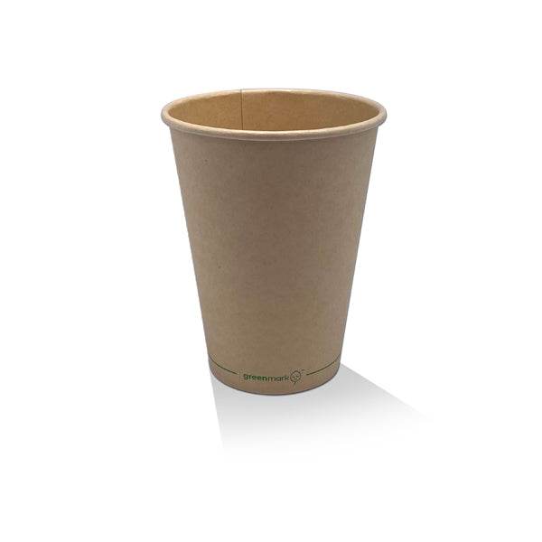 12oz Aqueous Coated SW Cup/Bamboo 100-1000pc - Pakio