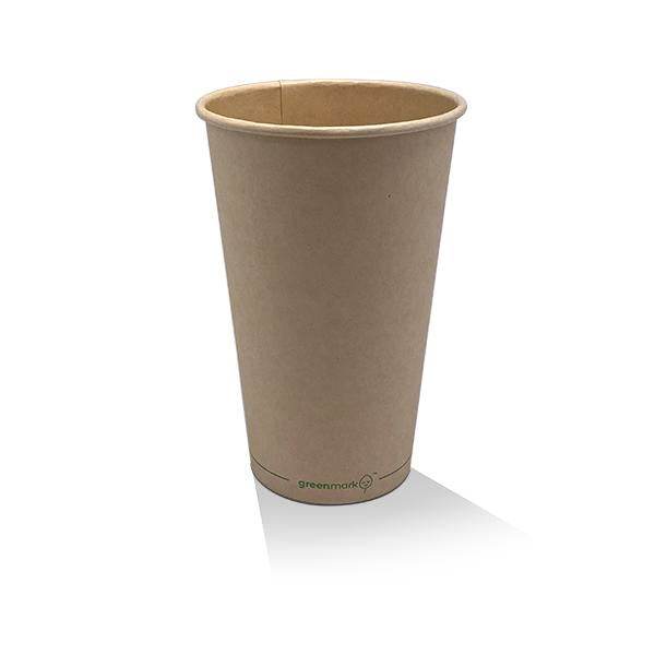 16oz Aqueous Coated SW Cup/Bamboo 100-1000pc - Pakio