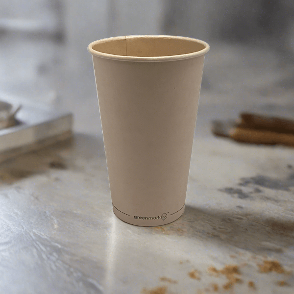 16oz Aqueous Coated SW Cup/Bamboo 100-1000pc - Pakio