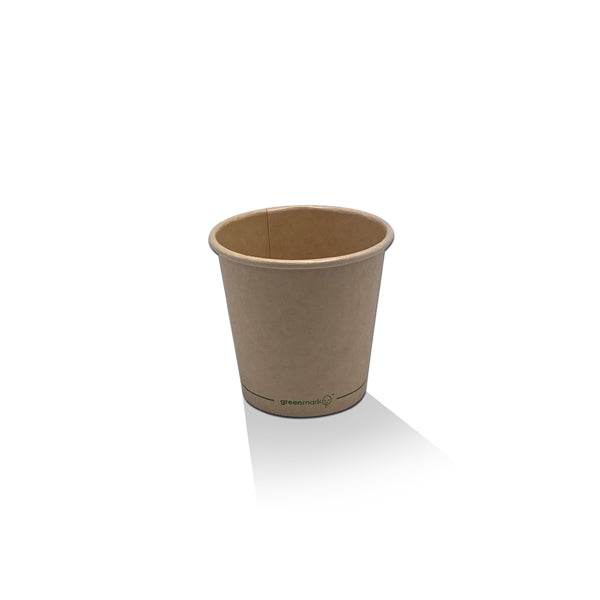 4oz Aqueous Coated SW Cup/Bamboo 100-1000pc - Pakio
