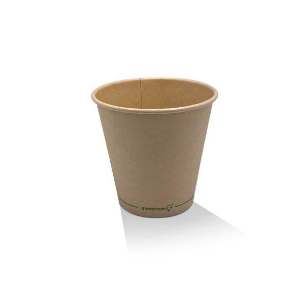 8*oz Aqueous Coated SW Cup/Bamboo 100-1000pc - Pakio