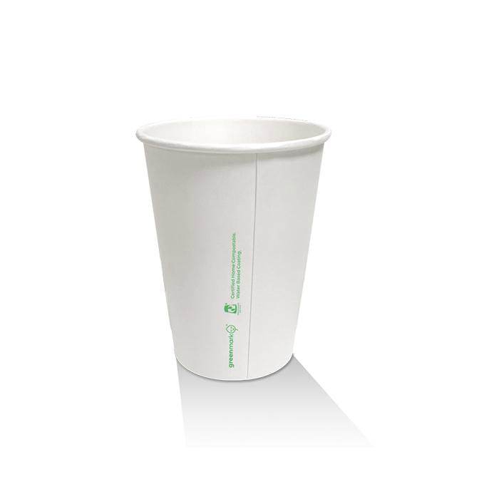12oz Aqueous Coated SW Cup/White 100-1000pc - Pakio