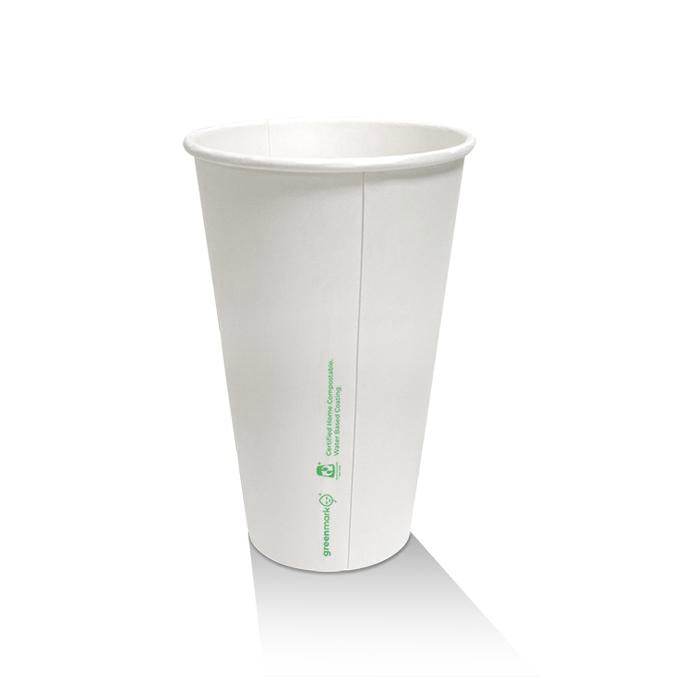 16oz Aqueous Coated SW Cup/White 100-1000pc - Pakio