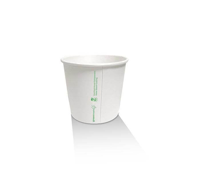 4oz Aqueous Coated SW Cup/White 100-1000pc - Pakio