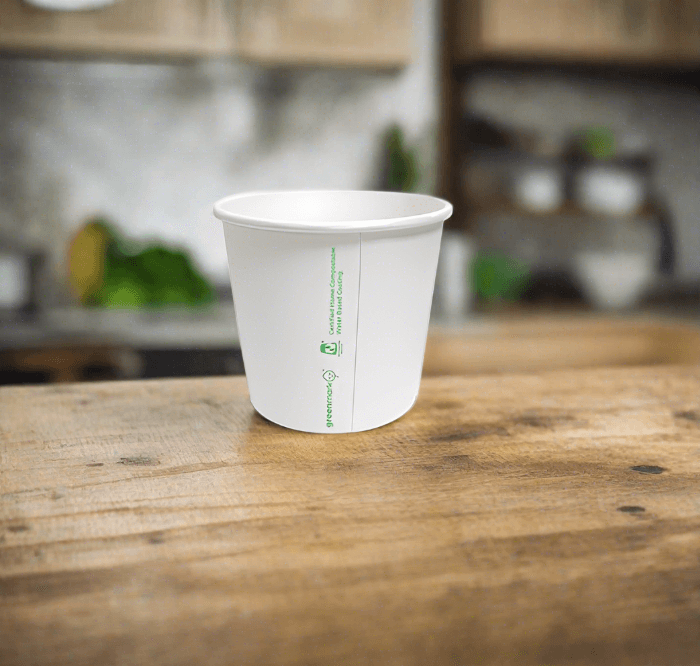 4oz Aqueous Coated SW Cup/White 100-1000pc - Pakio