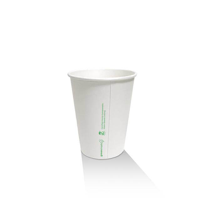 8oz Aqueous Coated SW Cup/White 100-1000pc - Pakio