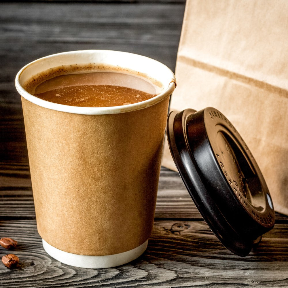 Pakio - Eco-Friendly Single & Double Wall Paper Coffee Cups | Wholesale Prices on 8oz, 12oz & 16oz Sizes