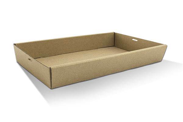 Large Rectangle Catering Tray Base H:50mm 100pc/ctn - Pakio