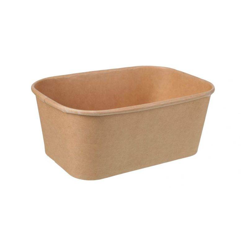 BetEco 1000ml Kraft Paper Food Tubs 300pc/ctn - Pakio