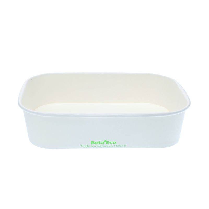 BetEco 500ml White Paper Food Tubs 300pc/ctn - Pakio