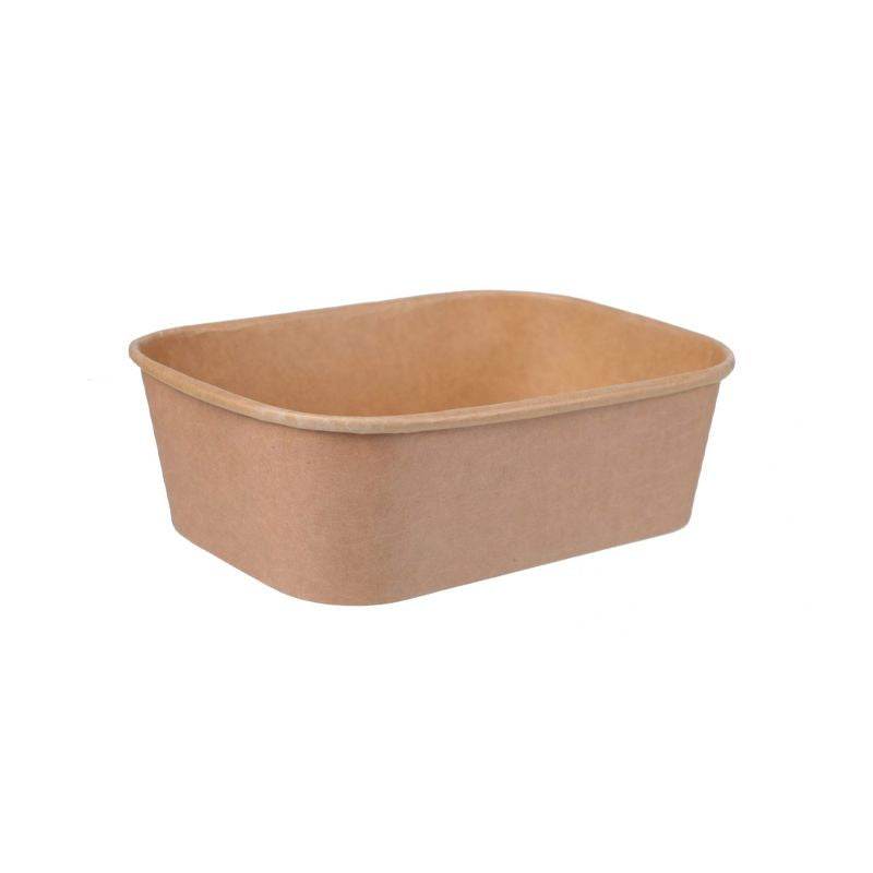 BetEco 750ml Kraft Paper Food Tubs 500pc/ctn - Pakio