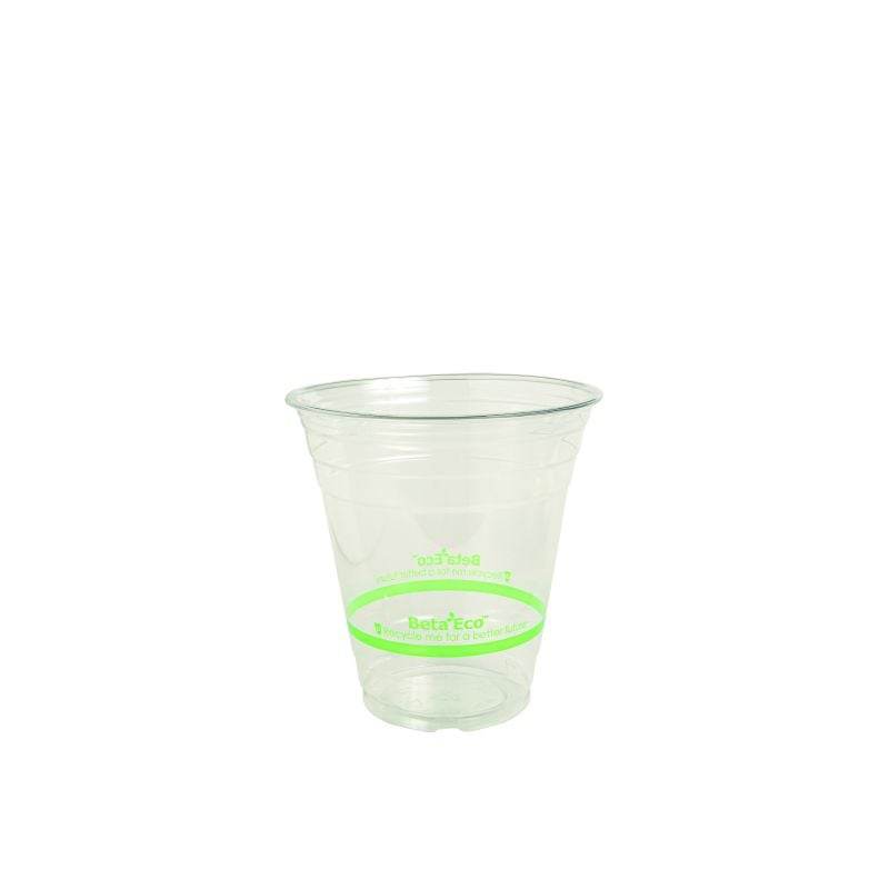 BetaEco 12/14oz Green Clear Plastic Cold Drink Cups - 1000pcs - Pakio