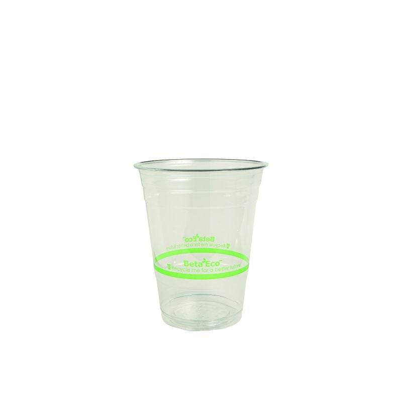 BetaEco 16oz Green Clear Plastic Cold Drink Cups - 1000pcs - Pakio