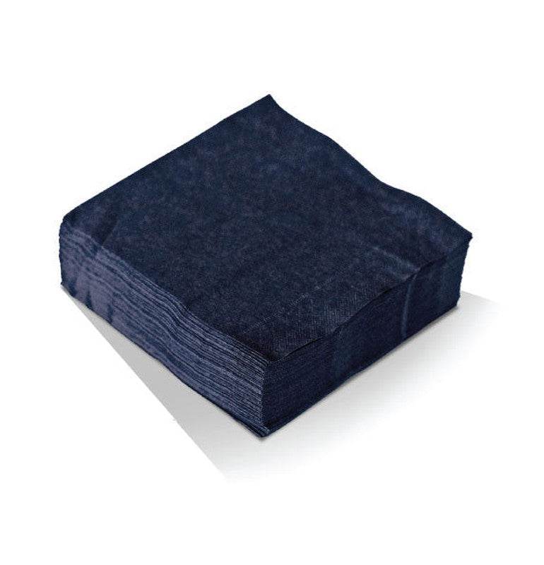 Black 2ply Cocktail Napkin -1/4 Fold 2000pc/ctn - Pakio
