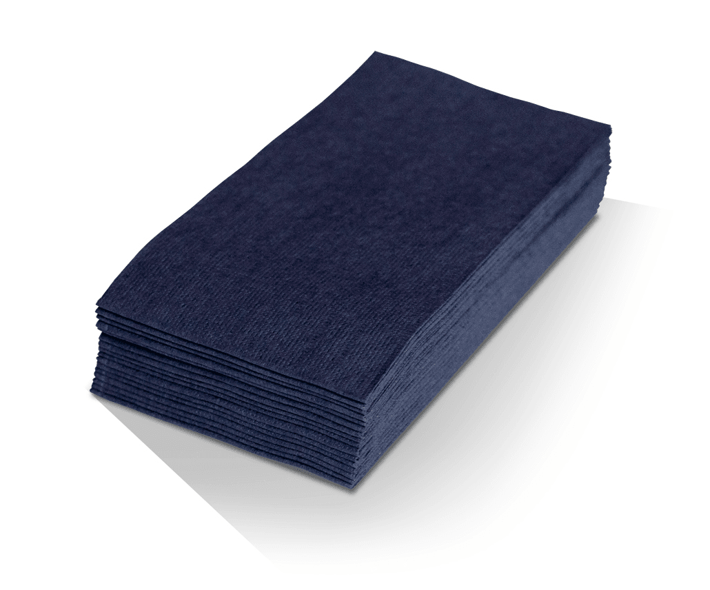 Black Quilted 2ply Dinner Napkin -1/8 GT Fold 1000pc/ctn - Pakio