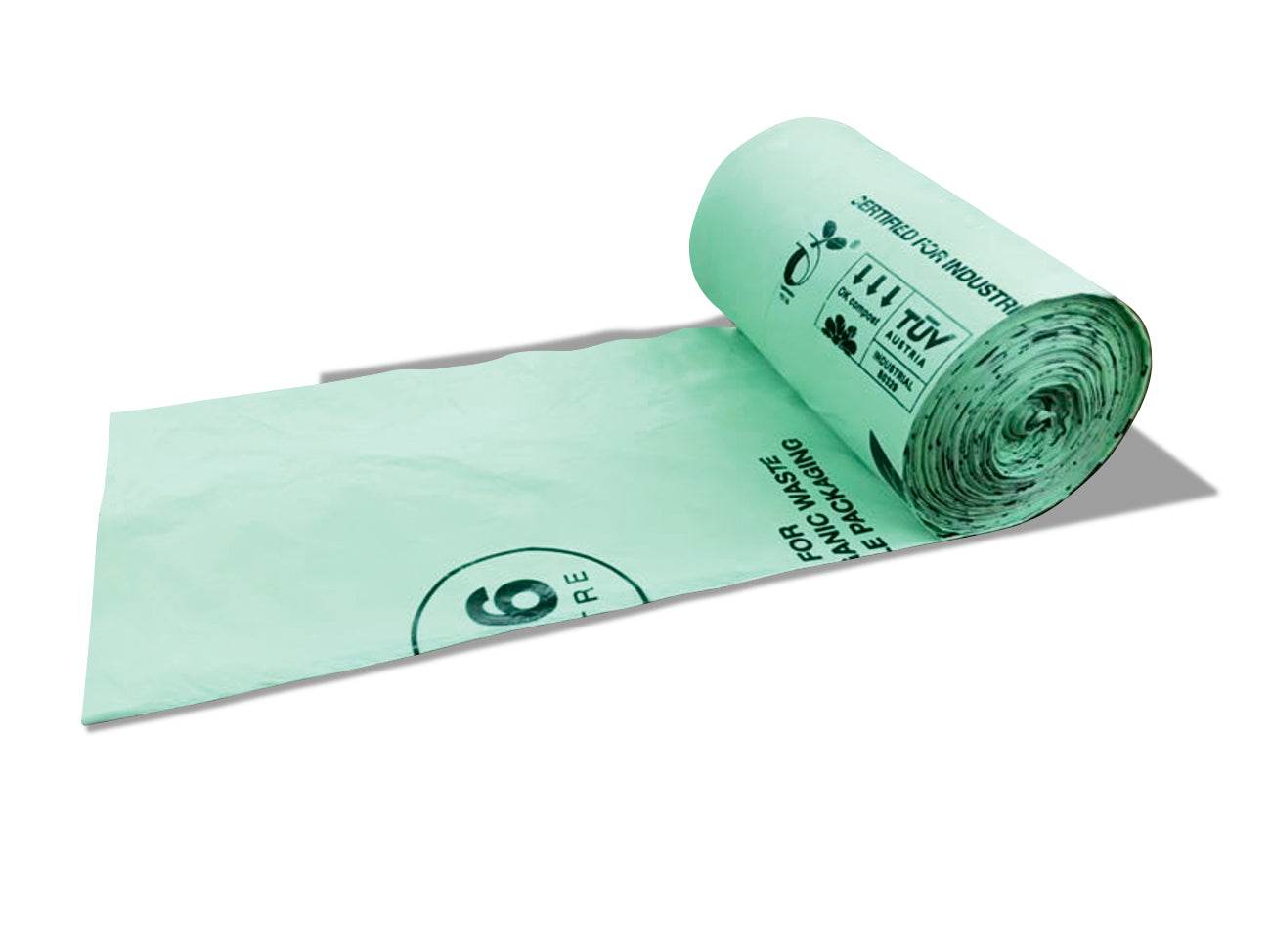 240L Compostable Bin Liner 100pcs - Pakio