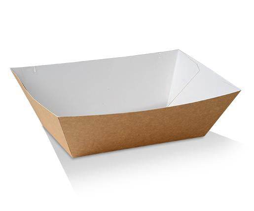 #5 X-Large Tray Brown Cardboard 200pc/ctn - Pakio