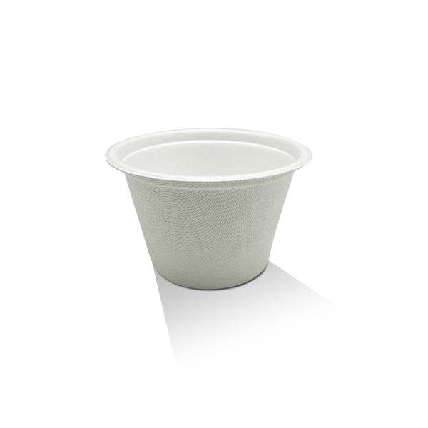 4oz/60ml White Sugarcane Cup 2000pcs - Pakio