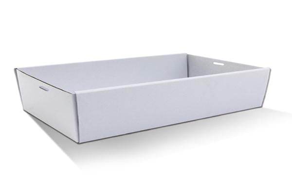 Large White Catering Tray Base H:80mm 50pc/ctn - Pakio
