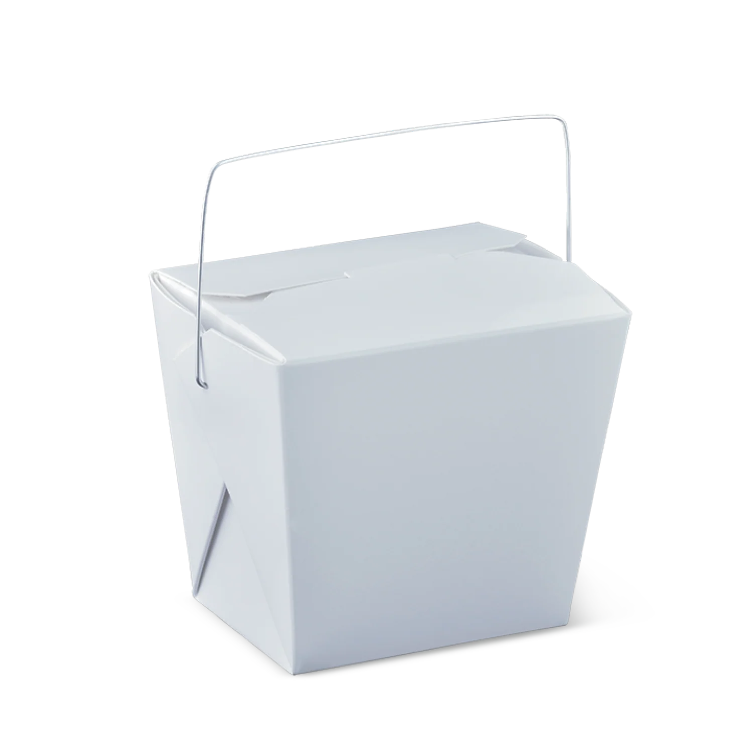 Noodle Box White 26oz Wire Handle 450pcs