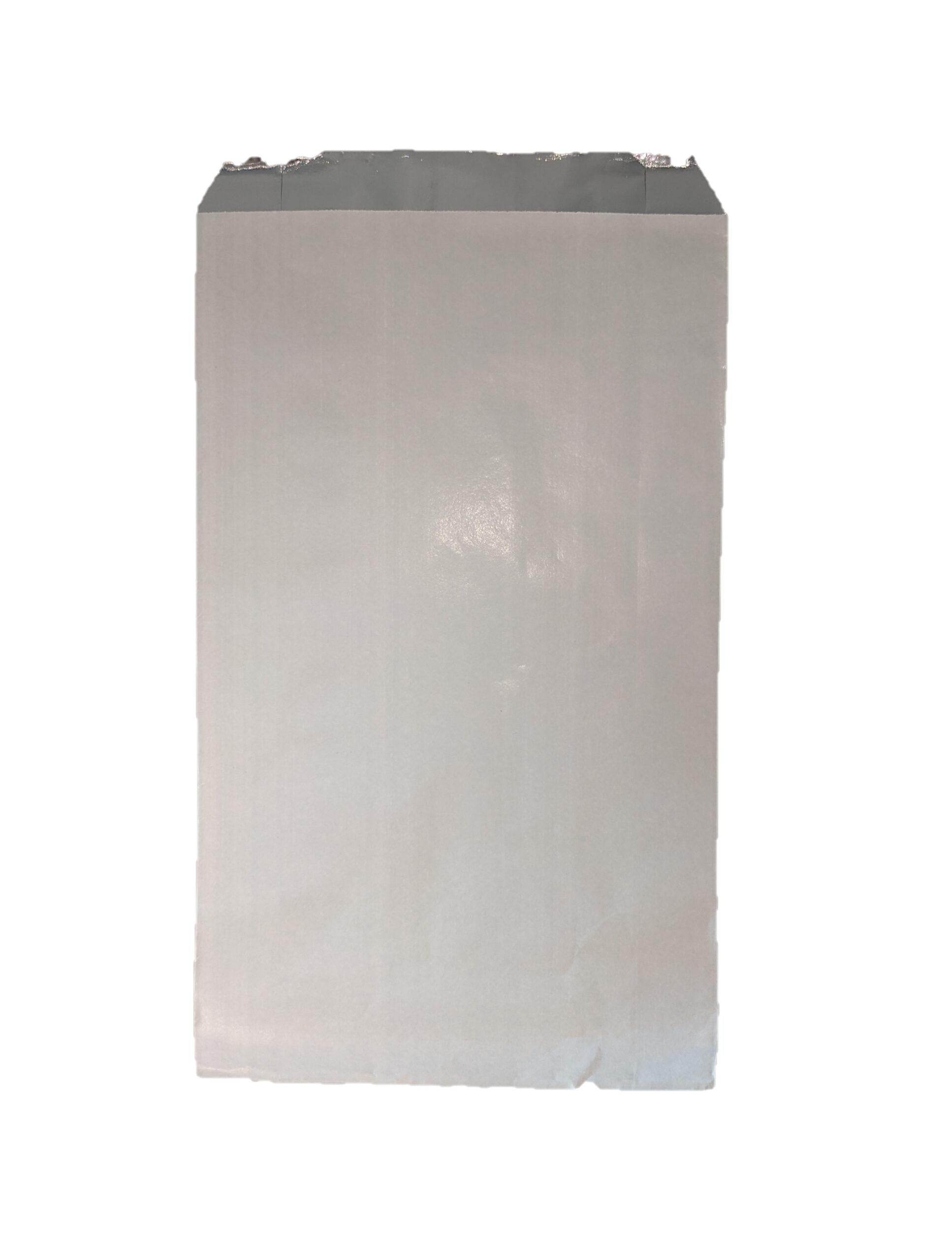 Plain White X-Large Foil Chicken Bag 250pcs - Pakio