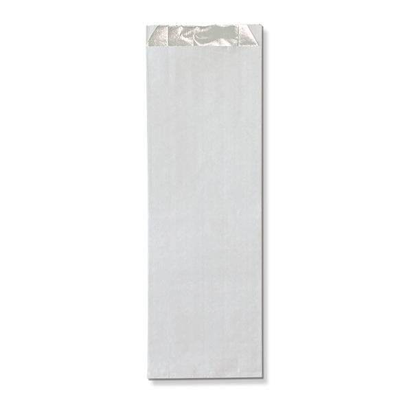 Plain White Foil Kebab Bag 250pcs - Pakio