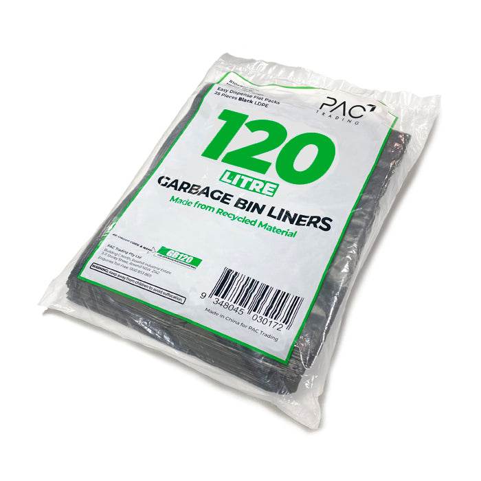 120L LDPE Heavy Duty Star-sealed Bags 100pcs - Pakio