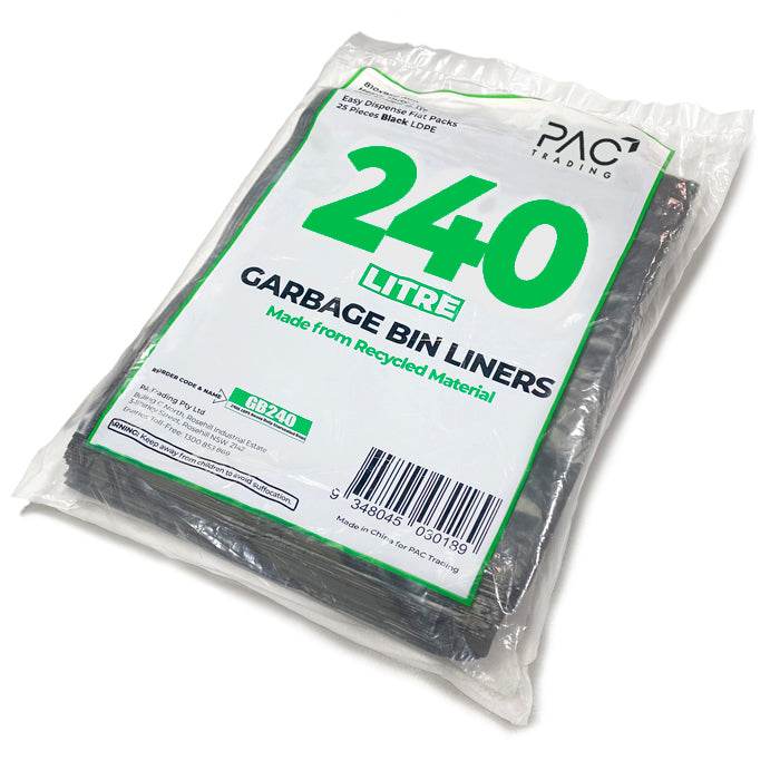 240L LDPE Heavy Duty Star-sealed Bags 100pcs - Pakio