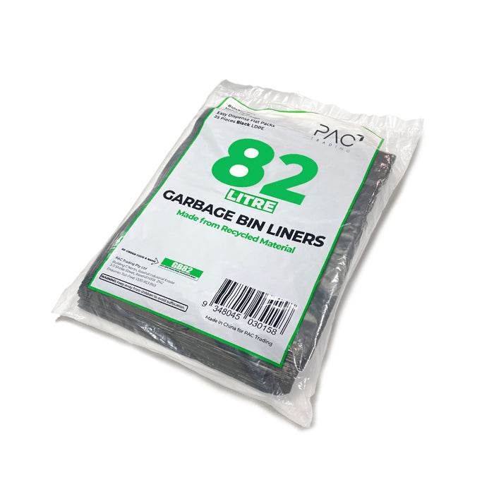 82L LDPE Heavy Duty Star-sealed Bags 250pcs - Pakio