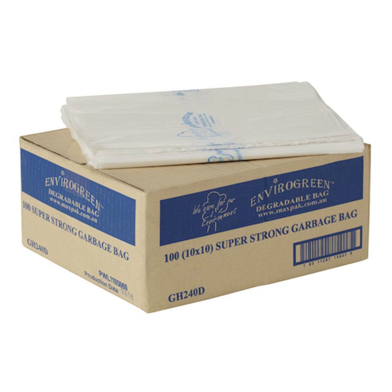 Degradable Bin Liner 240L 100pcs - Pakio