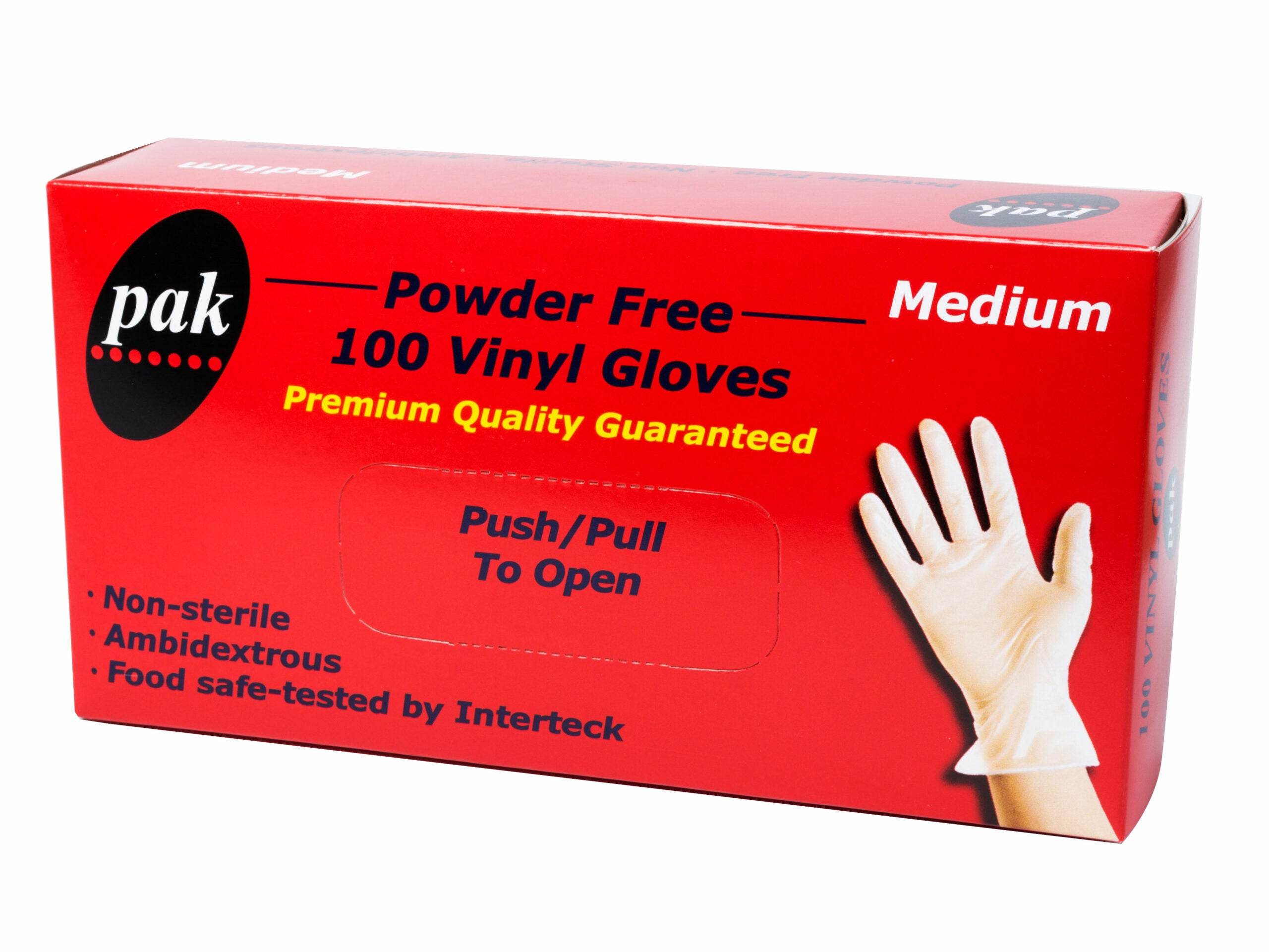 Disposable Vinyl Gloves Powder Free Clear - SMLXL 100-1000pc - Pakio
