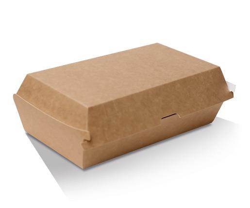 Snack Box Large - Kraft Board 250pc/ctn - Pakio