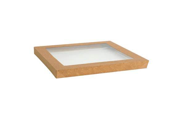 Medium Rectangle Catering Tray Lid 100pc/ctn - Pakio