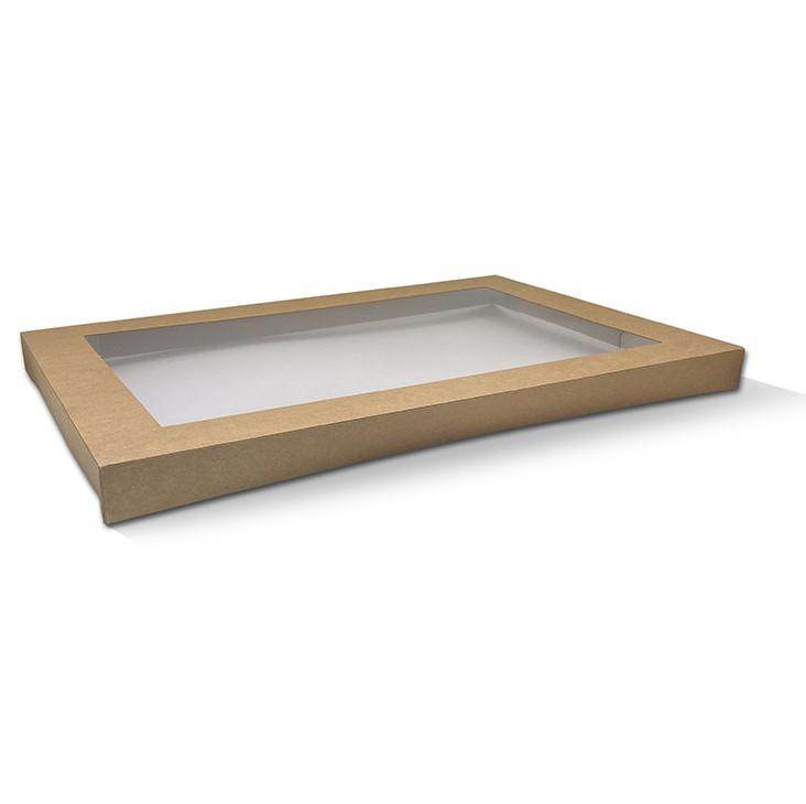 Medium Plus Rectangle Catering Tray Lid 100pc/ctn - Pakio