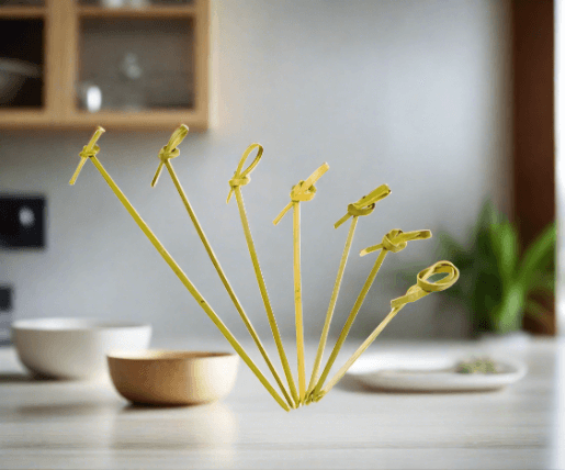 Looped Skewer Bamboo 65mm 10000pc - Pakio