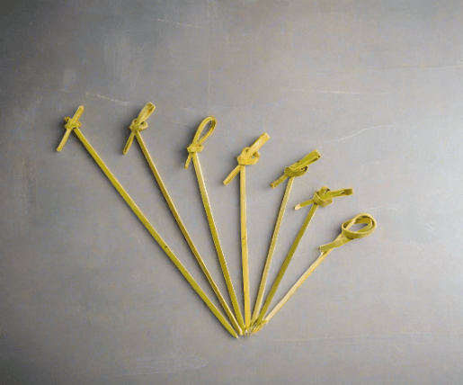 Looped Skewer Bamboo 80mm 10000pc - Pakio