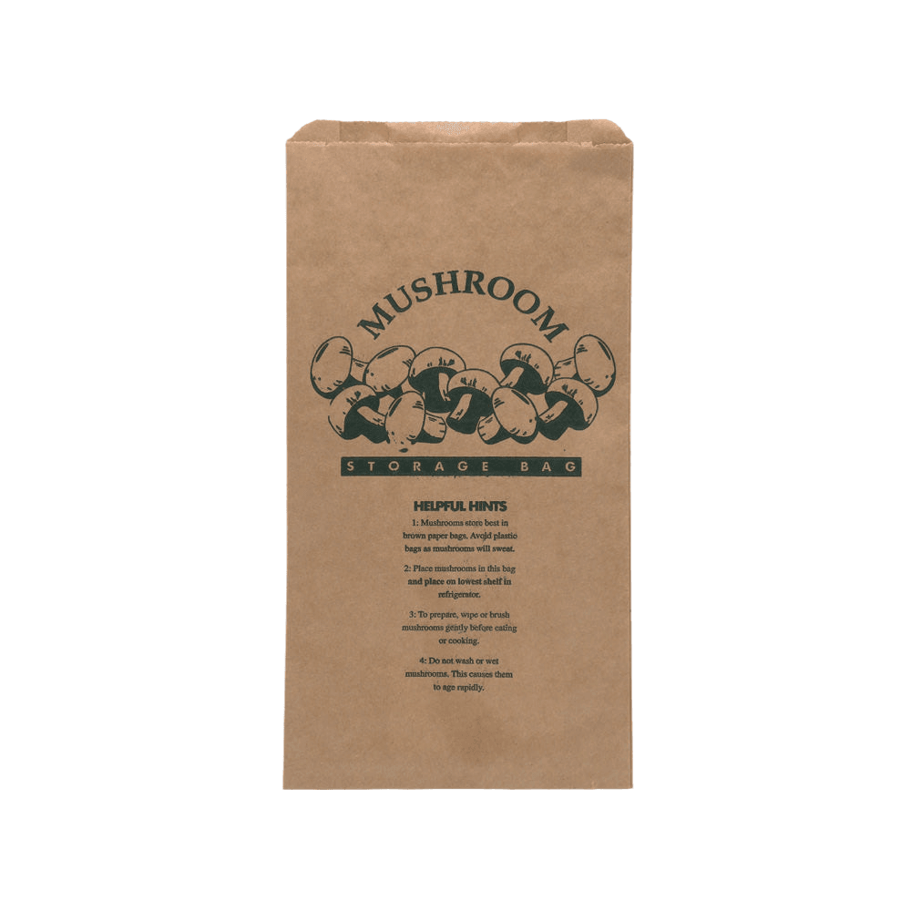 Mushroom Bags Printed 500pc/pk - Pakio