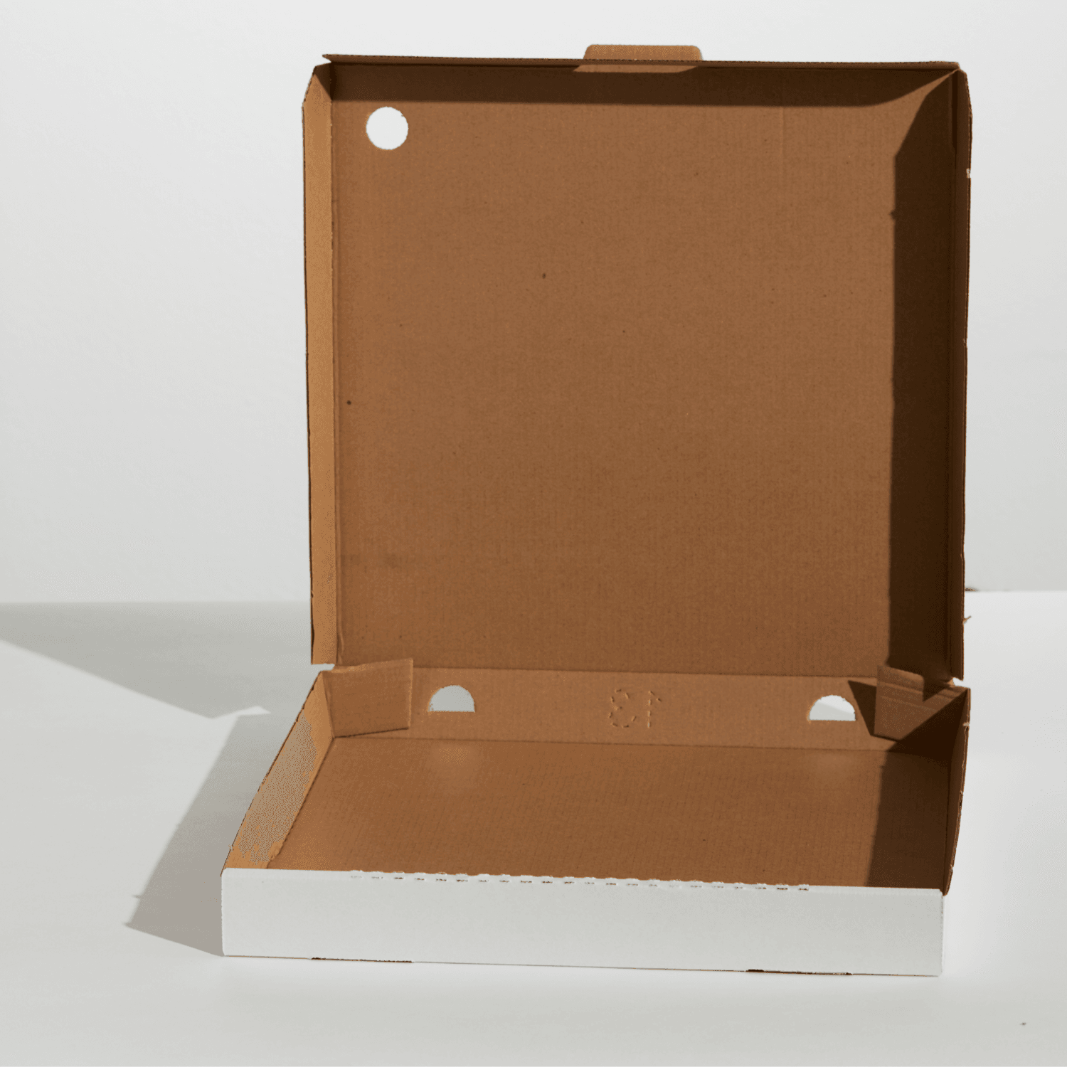 13 inch Pizza Box White 100pc/ctn - Pakio